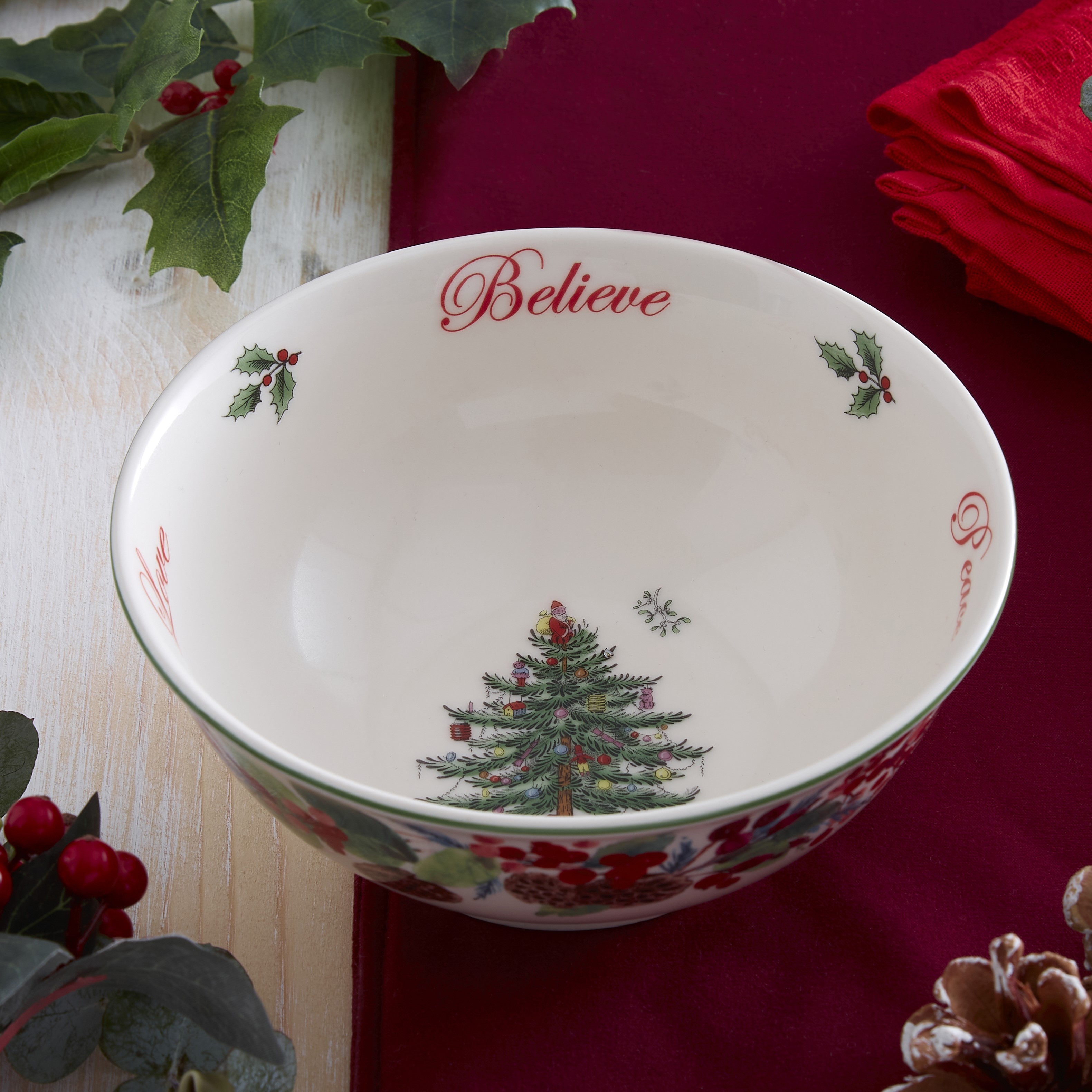 Spode christmas tree serving bowl hotsell